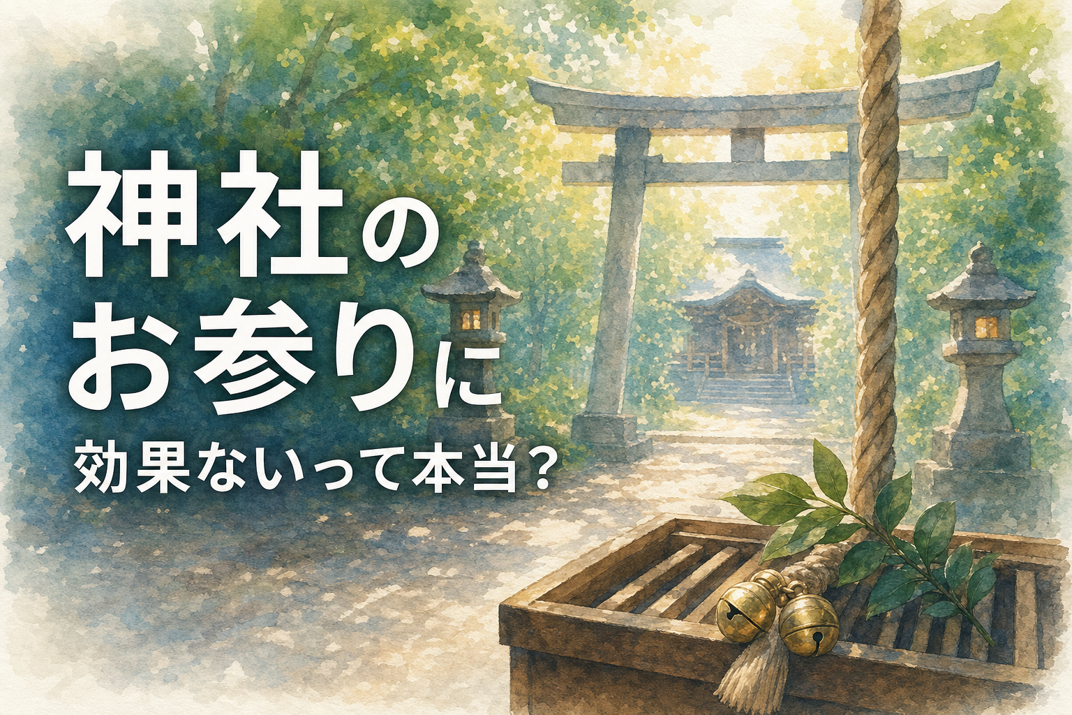 神社のお参りに効果ないって本当？
