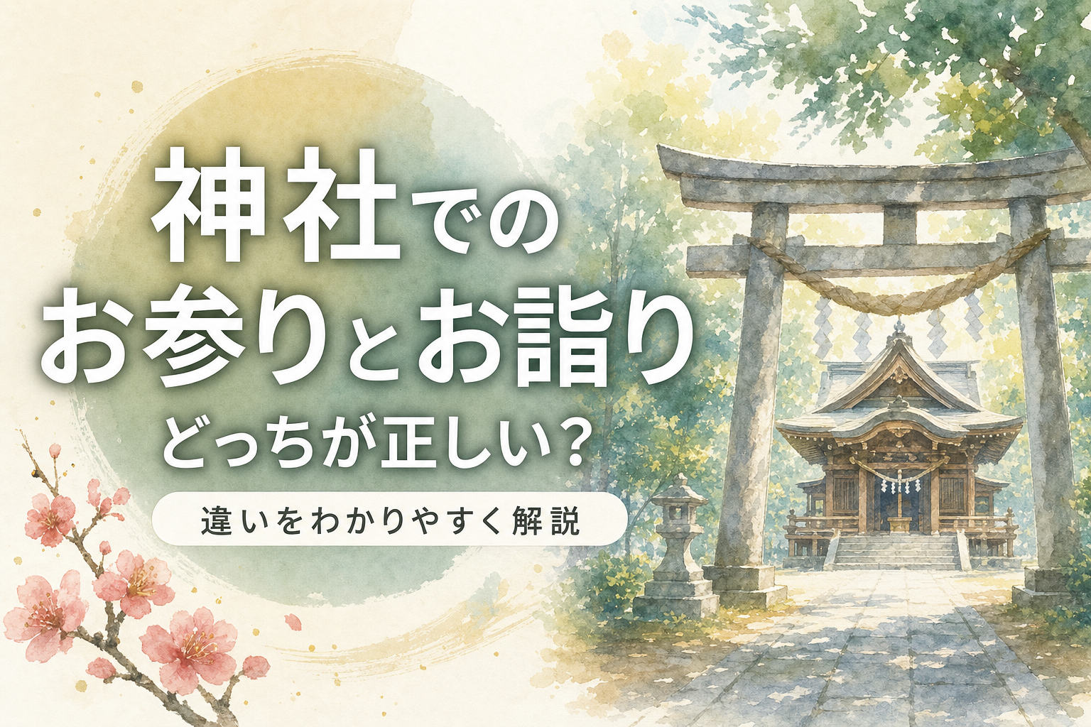 神社でのお参りとお詣りどっちが正しい？違いをわかりやすく解説