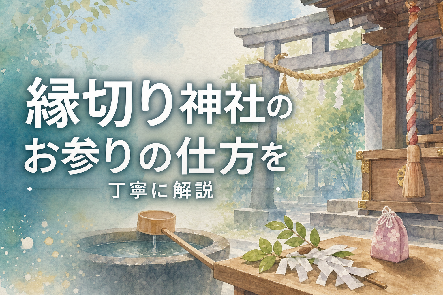 縁切り神社のお参りの仕方を丁寧に解説