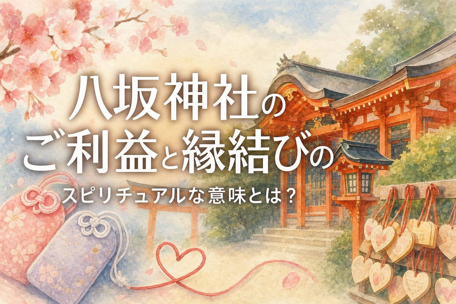 八坂神社のご利益と縁結びのスピリチュアルな意味とは?
