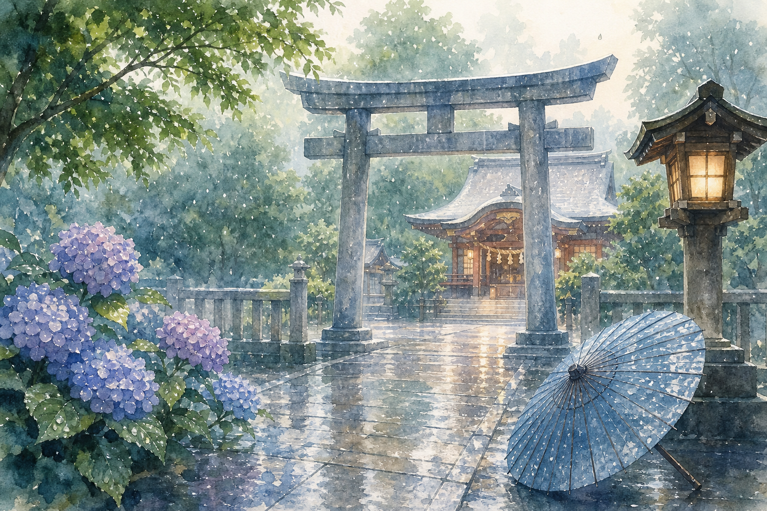 雨の日に神社参拝を迷う理由、わかります