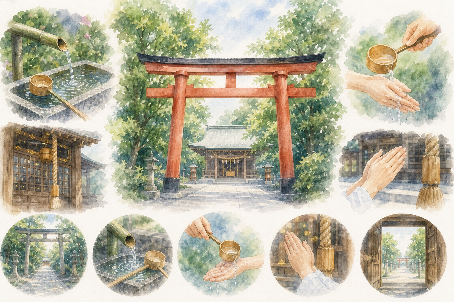 神社のお参りのルールと手順を一緒に確認しよう