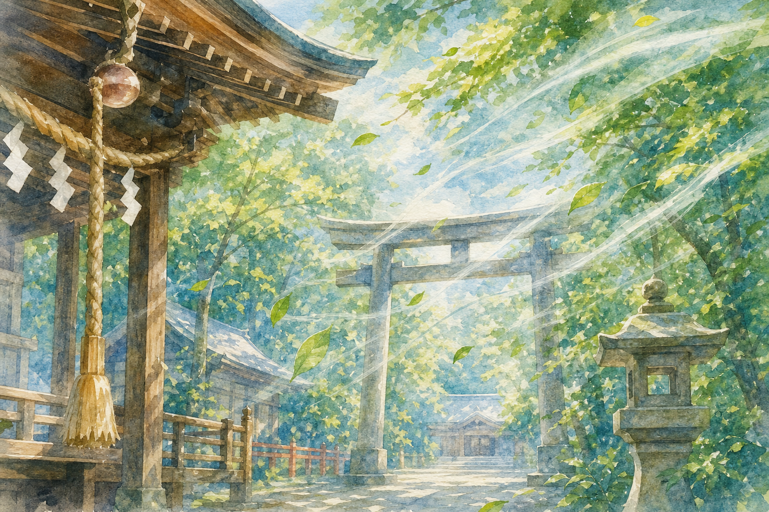 神社のお参り中に風が吹くのは、神様からのサインかもしれない