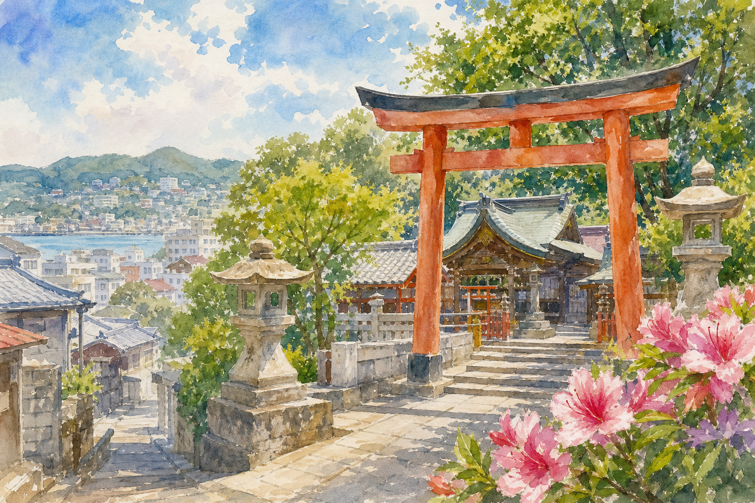 長崎・八坂神社の歴史を知ると、もっと参拝が深まります