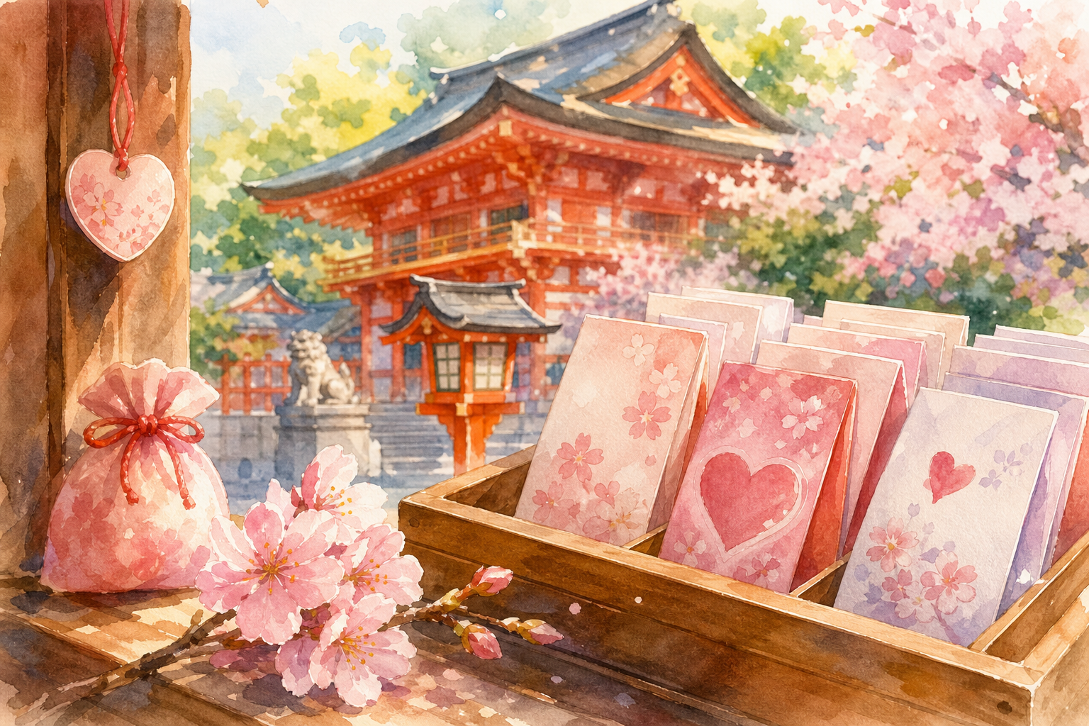 八坂神社のおみくじは、恋みくじが特に人気です