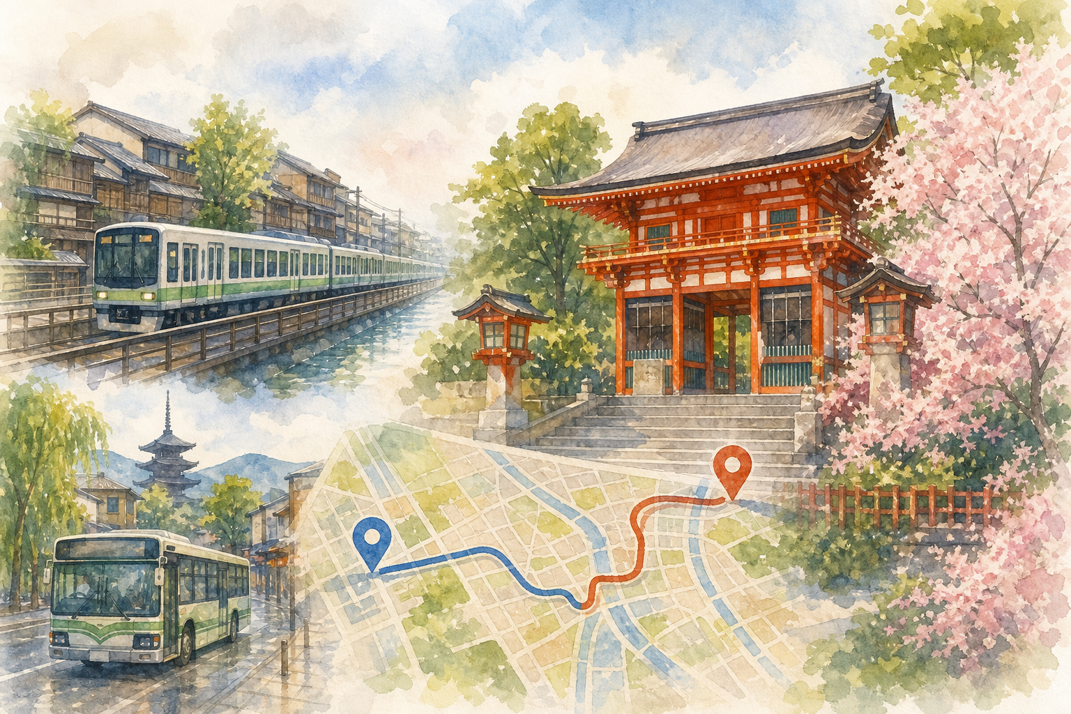 八坂神社へのアクセス方法、なぜ複数のルートがあるの？